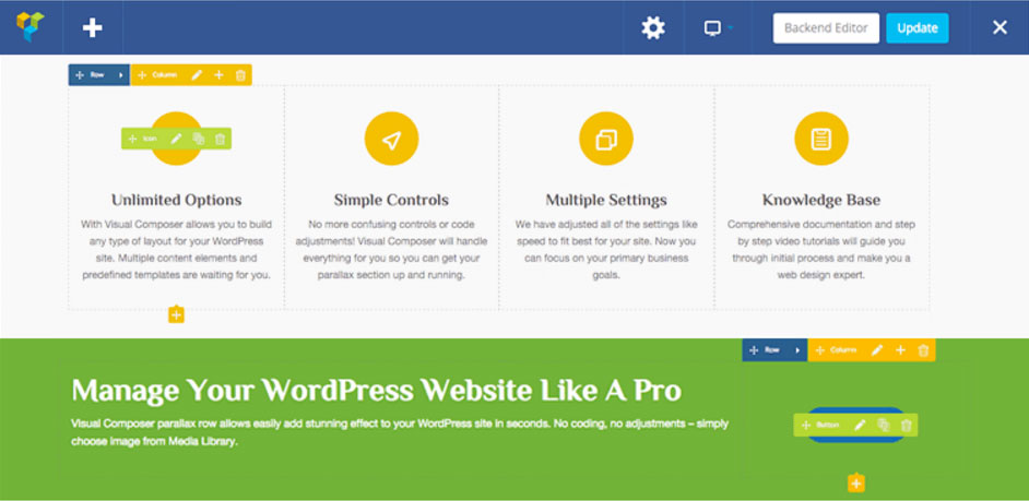 Sie Theme Review Visual Composer