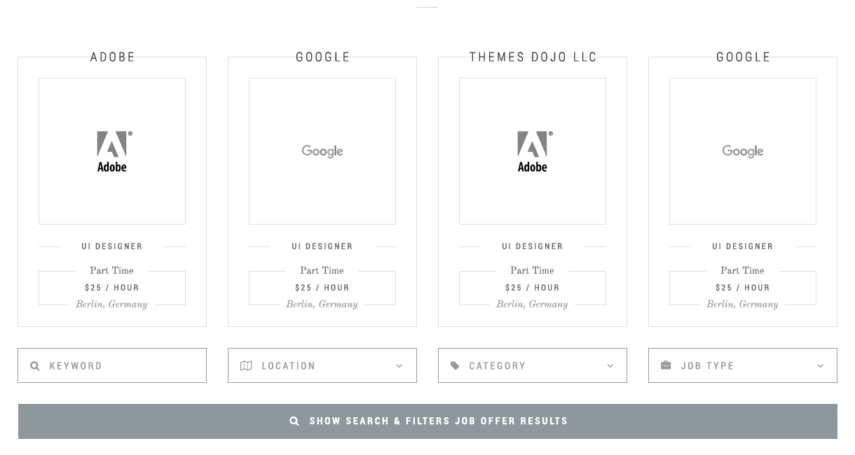 Jobs Dojo 主题评论列表