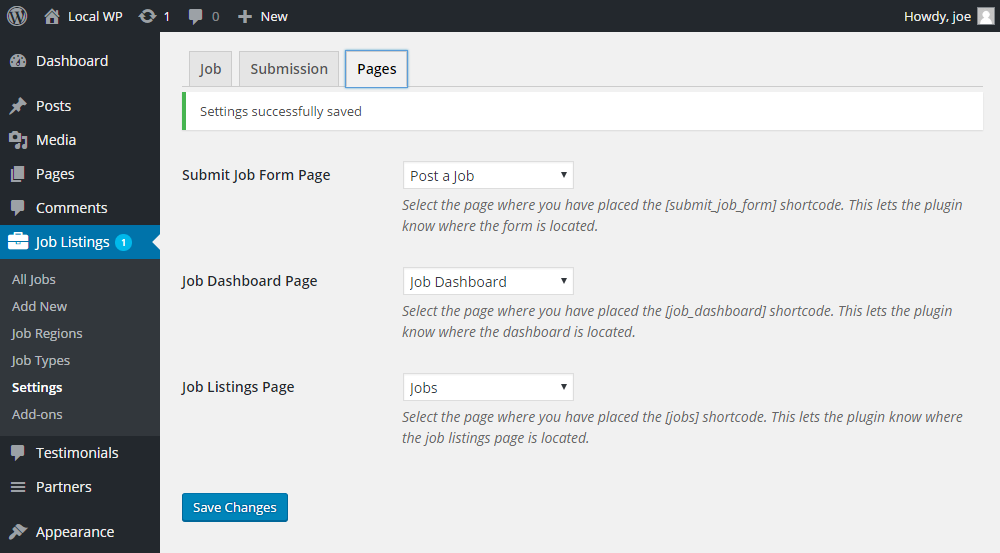 作业 Dojo 主题审查设置