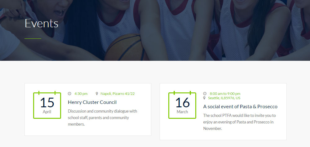 События Smarty Theme Review