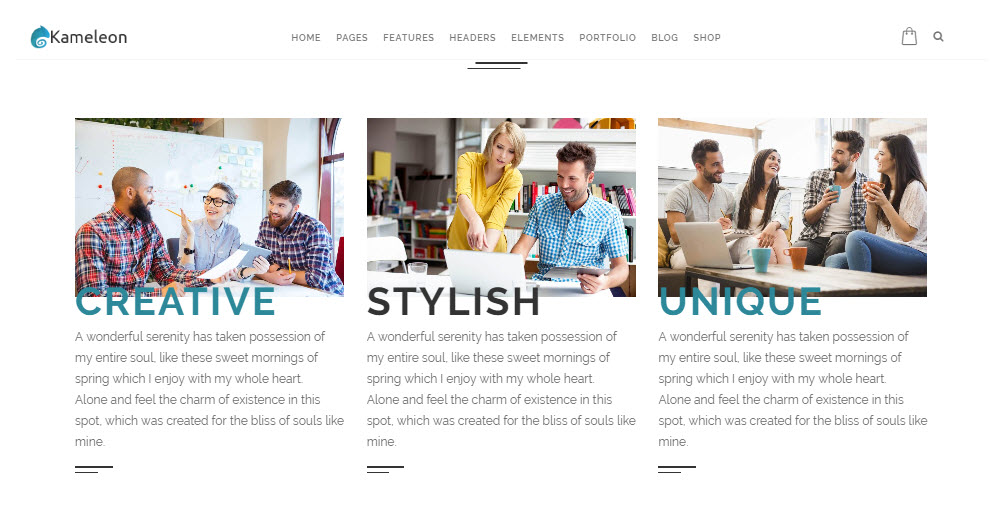 Fonctionnalités de révision du thème Kameleon