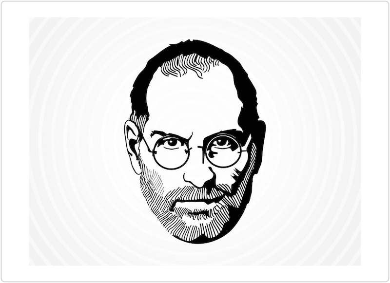 Vecteur de Steve Jobs