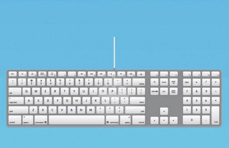 Vecteur de clavier Apple