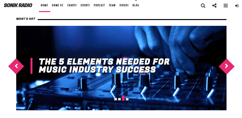 SONIK 演示 04 新闻