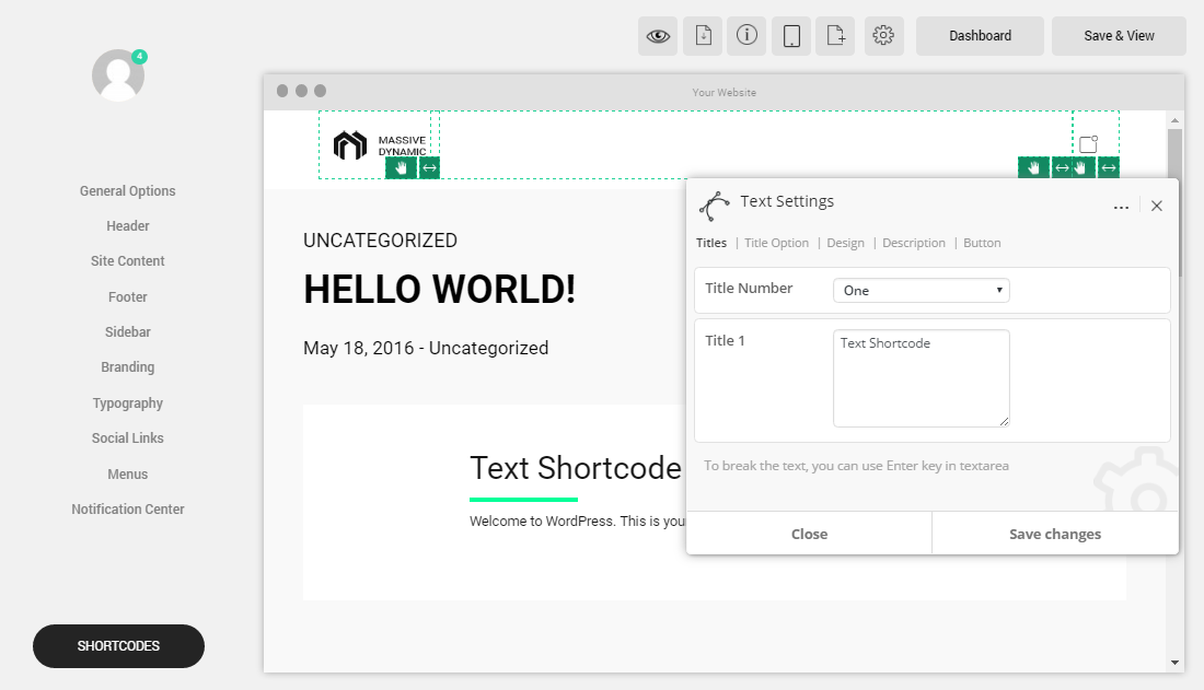 Massive Dynamic Review Massive Builder-Text