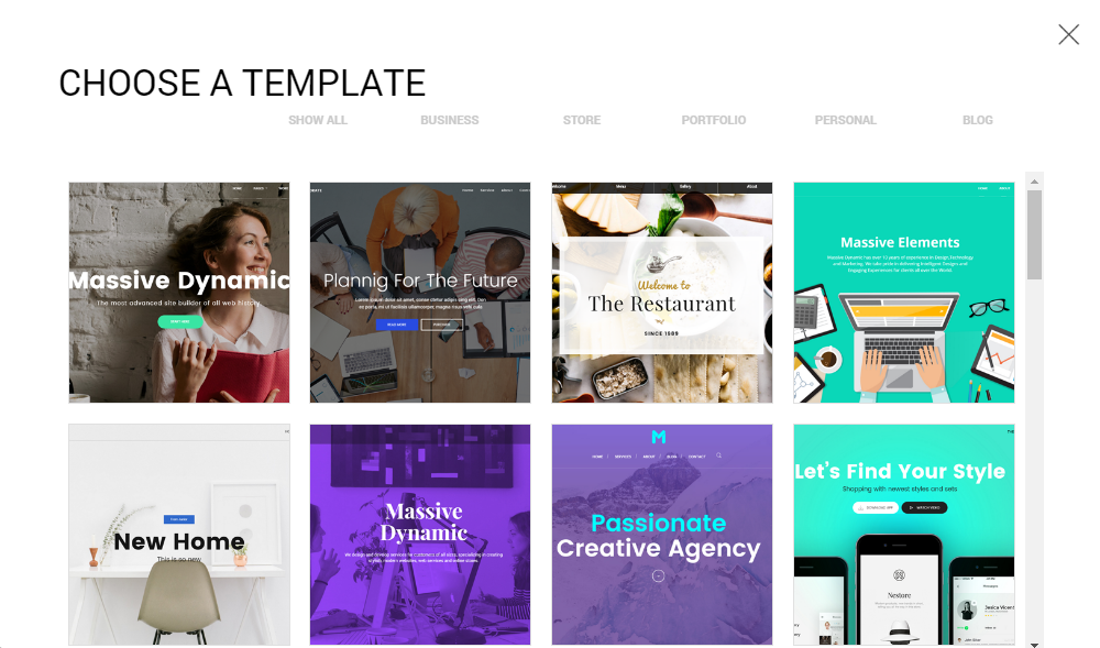 Massive dynamische Bewertungsvorlagen