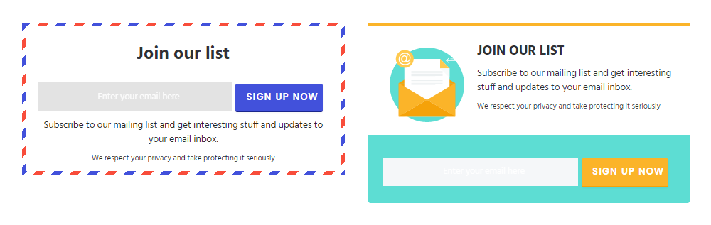 Afișați formularele Optin de e-mail