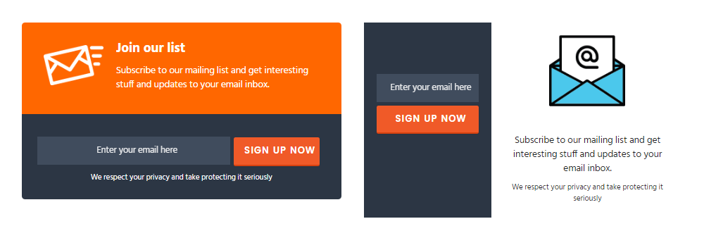 Mai multe opțiuni pentru formularul Optin