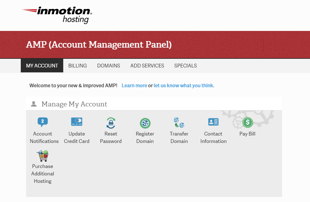 Recensione Hosting Inmotion AMP