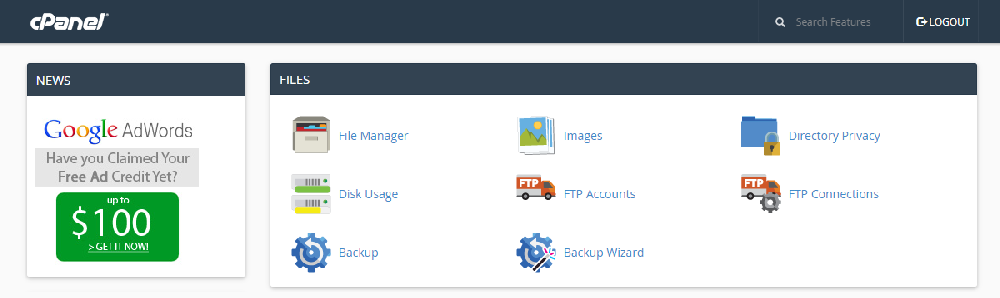 Recensione Hosting Inmotion cPanel