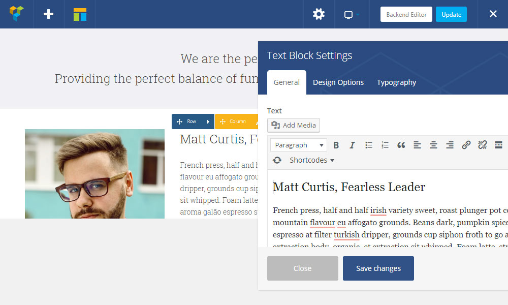 비주얼 컴포저 사용