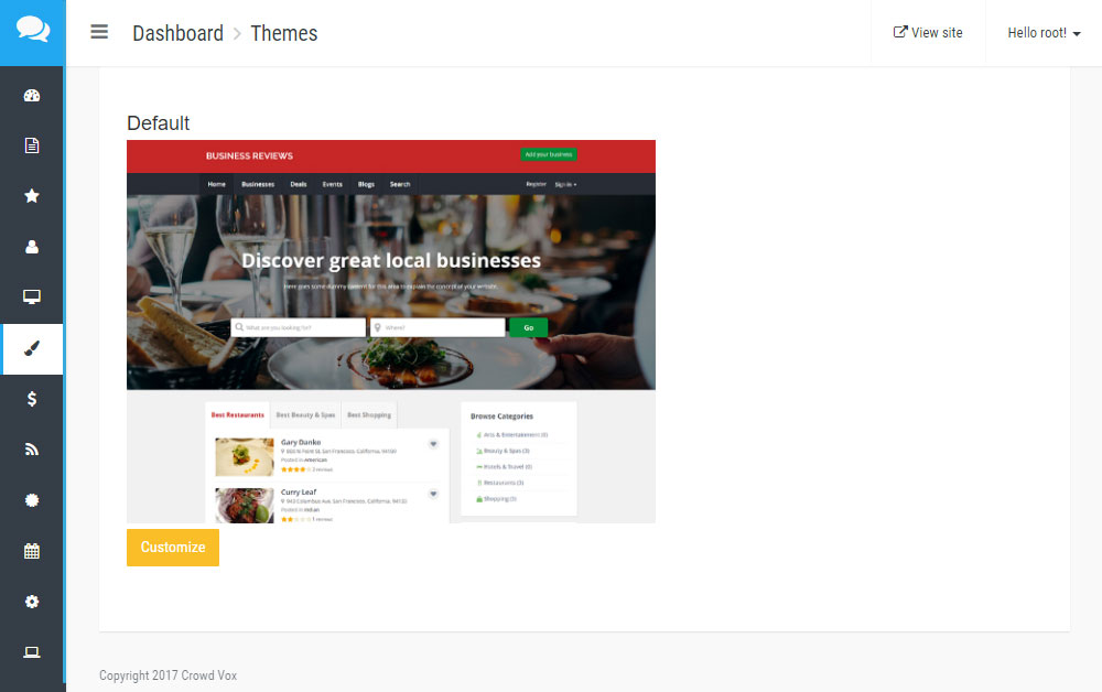 Thèmes Vox de la foule