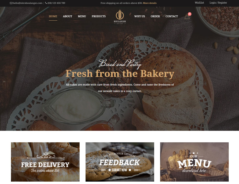 Nitro Review Bakery Demo
