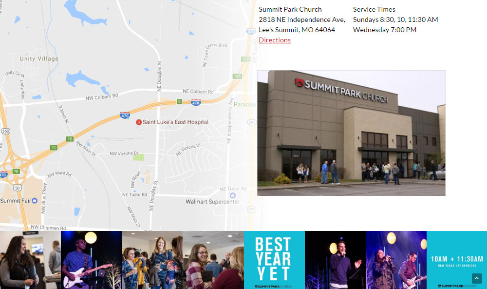 Übersichtskarte zum Thema Kirche