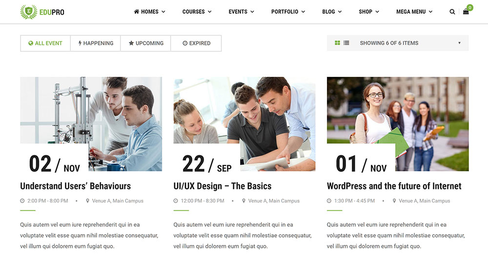 EduPro-Veranstaltungen