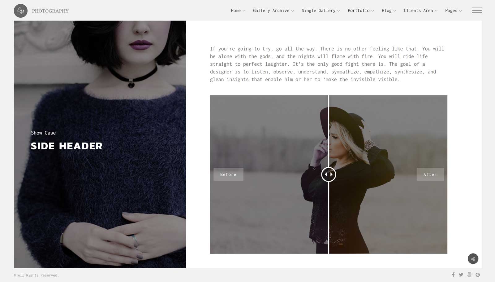 Caurosel côte à côte