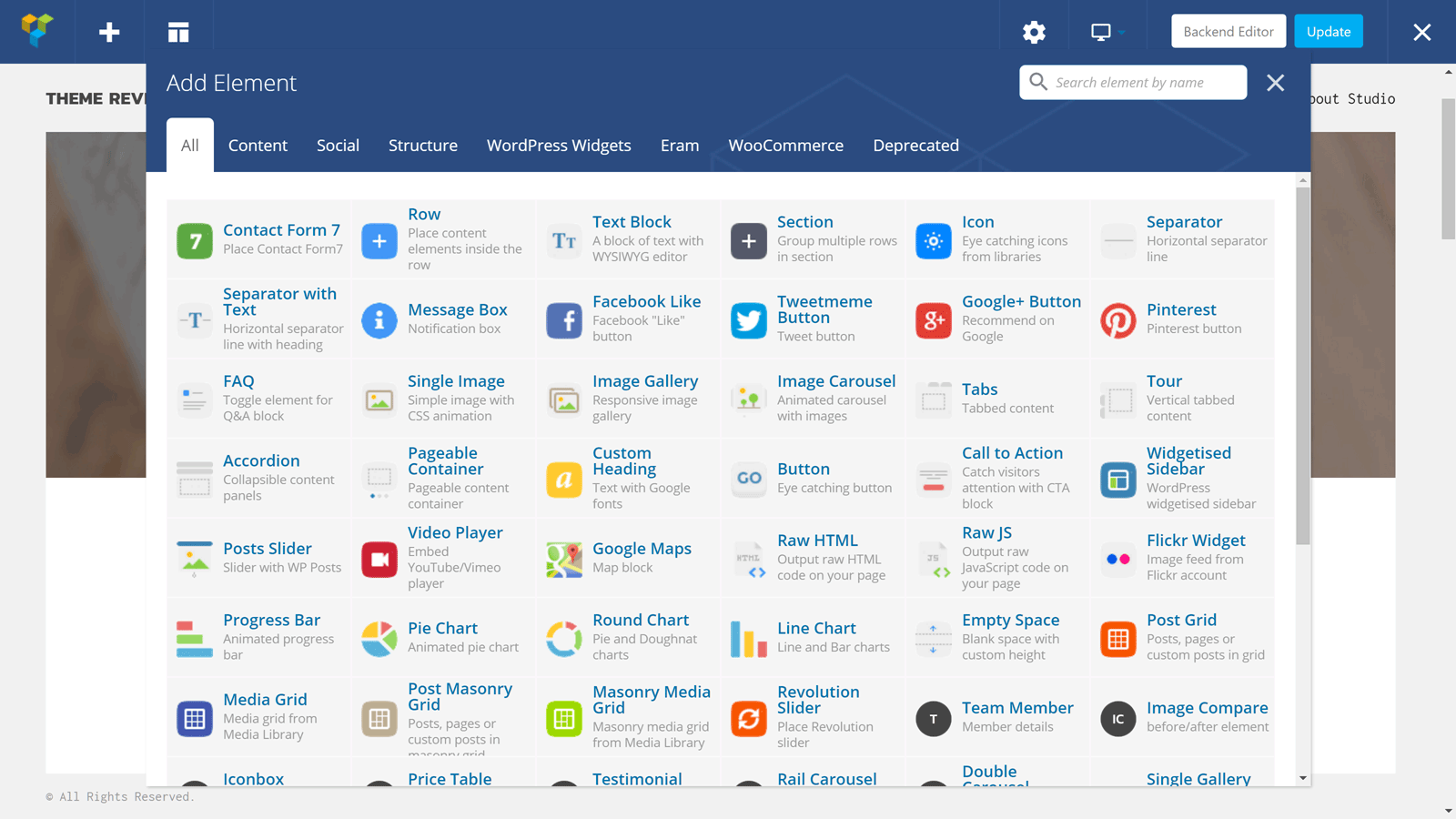 Éléments de compositeur visuel