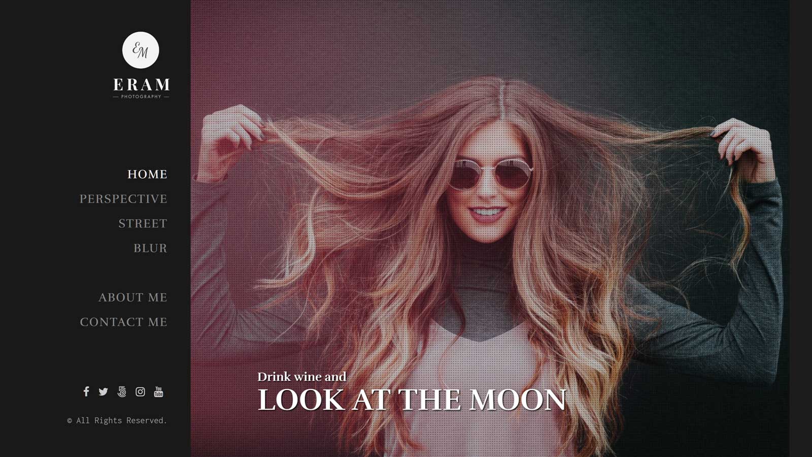 Démo de la page d'accueil