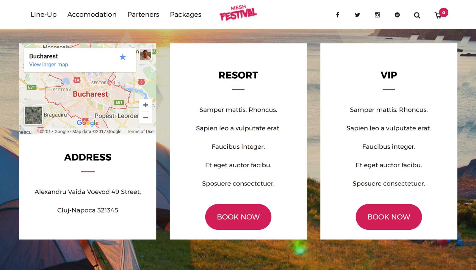 Démo lumière du festival