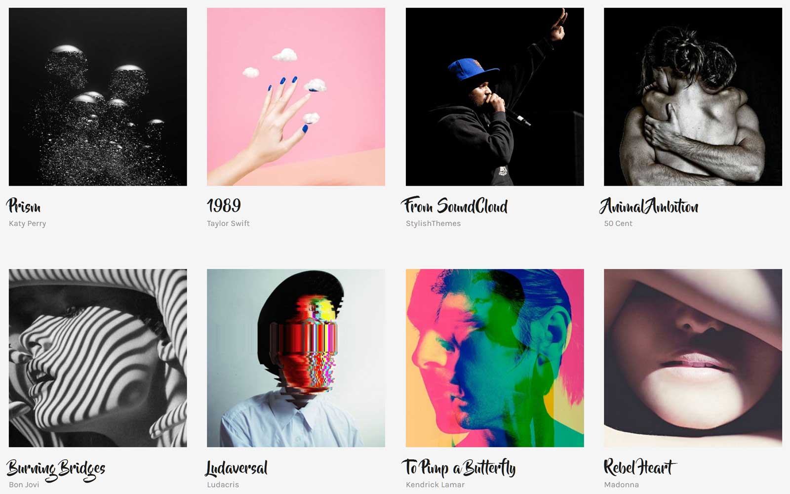 Discographie du groupe