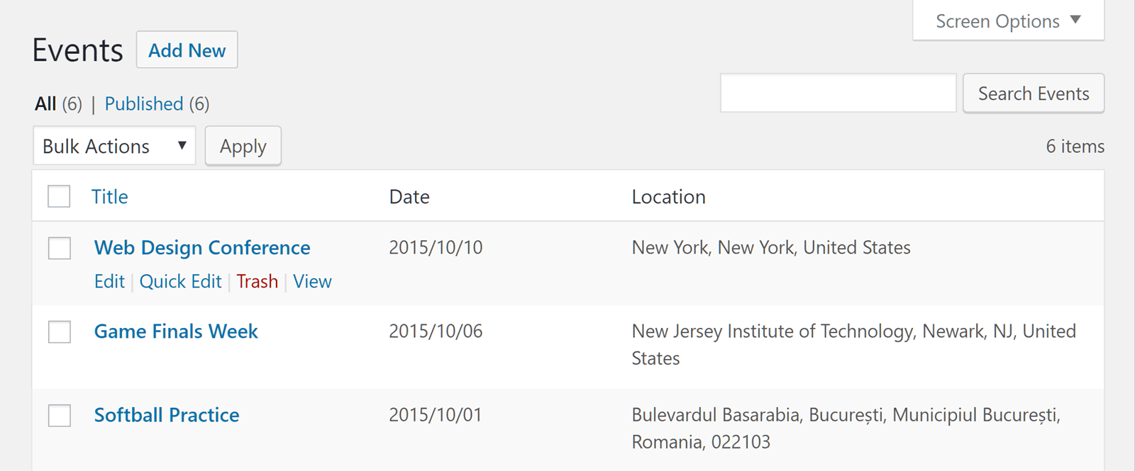 Mit Ereignissen arbeiten