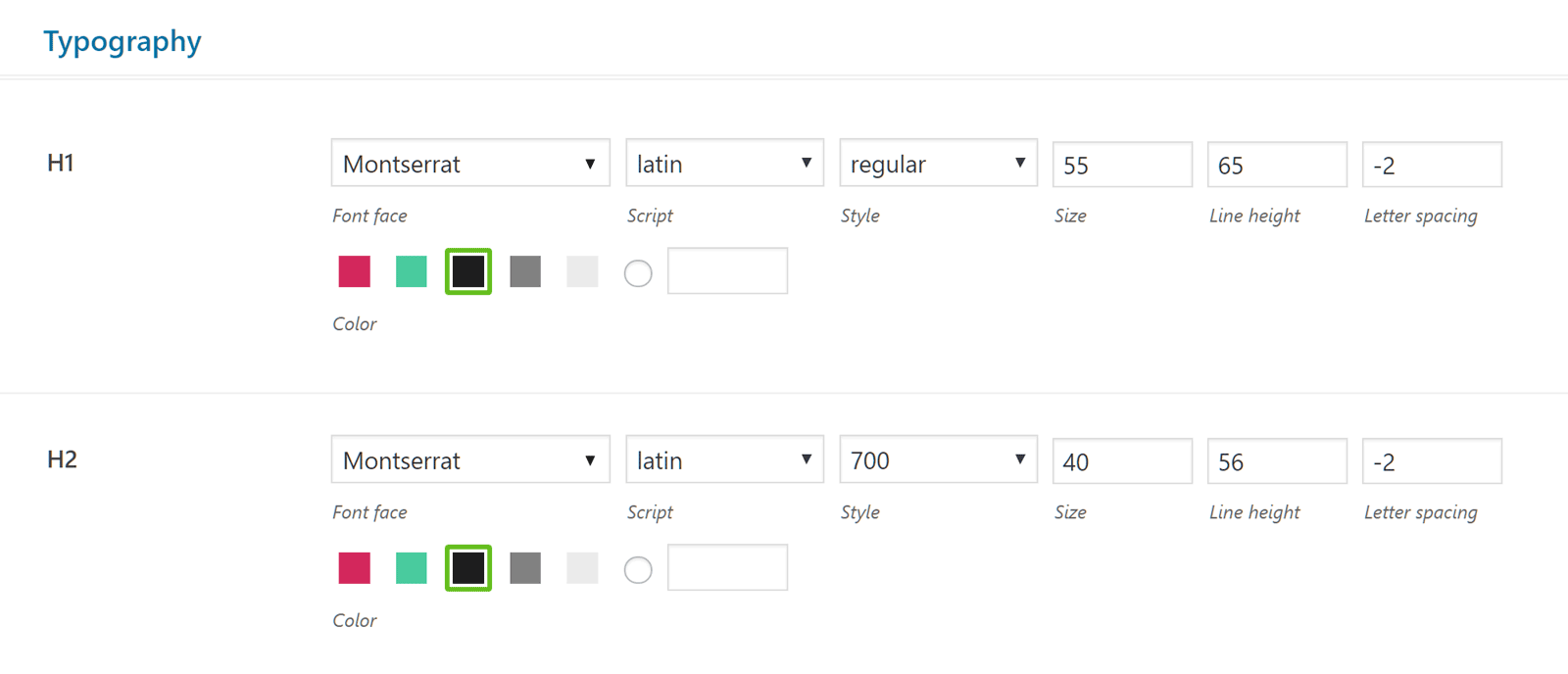 Die wichtigsten Typografieeinstellungen