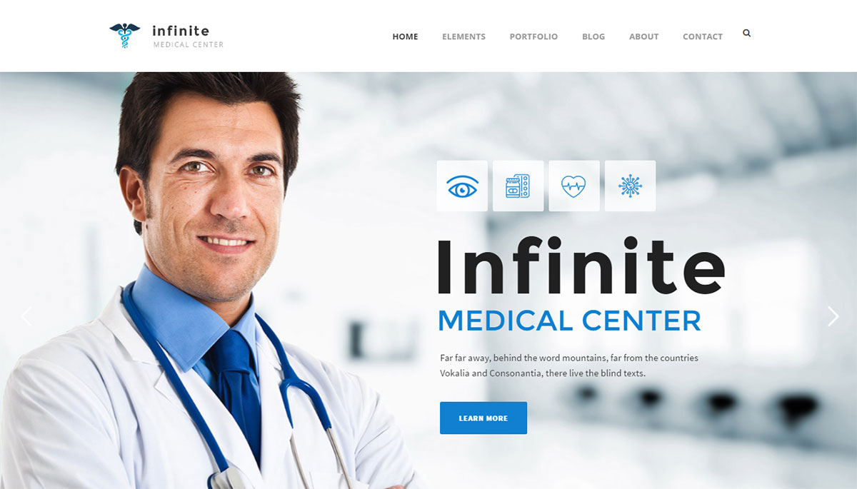 Бесконечный обзор темы Медицинская демонстрация