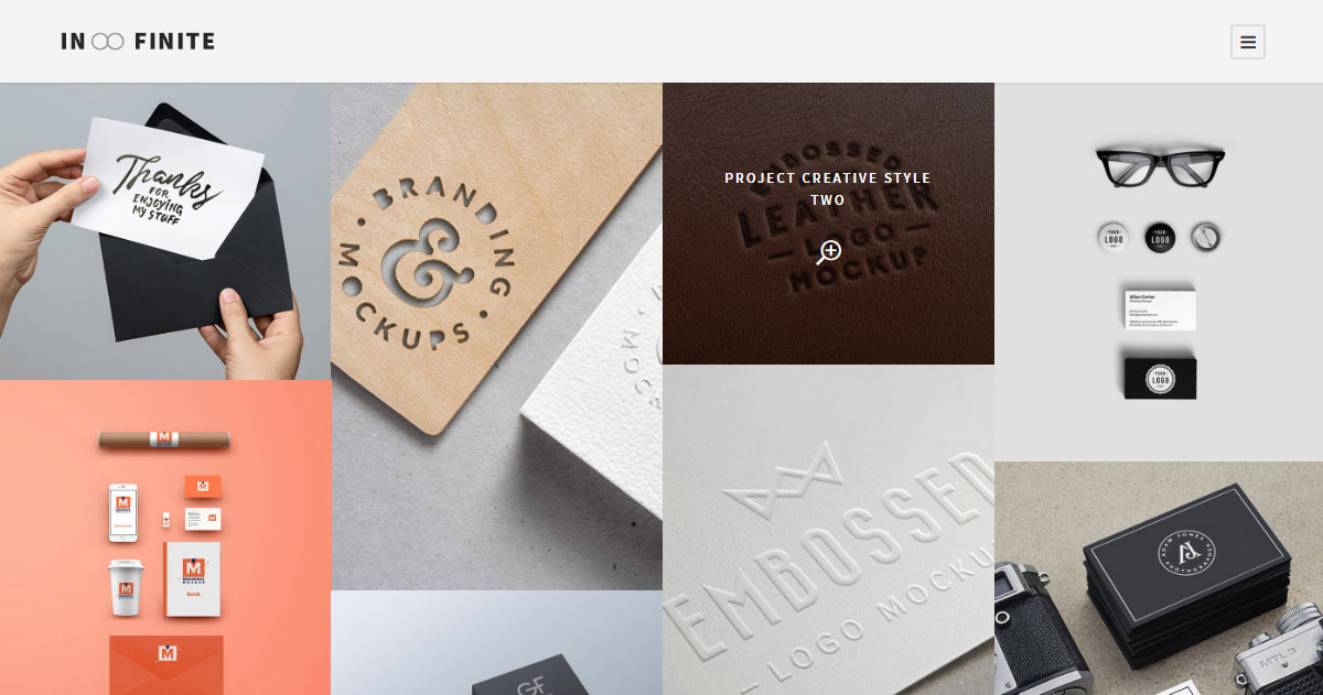 Бесконечное портфолио обзора темы 02