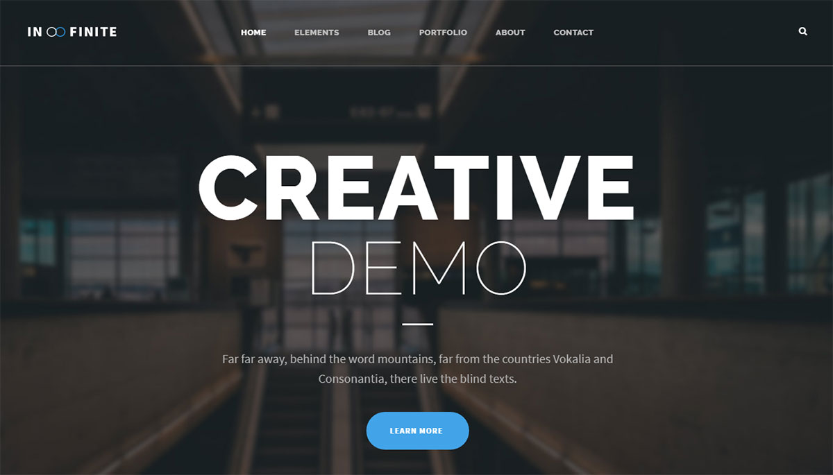 Демо-версия агентства Infinite Theme Review