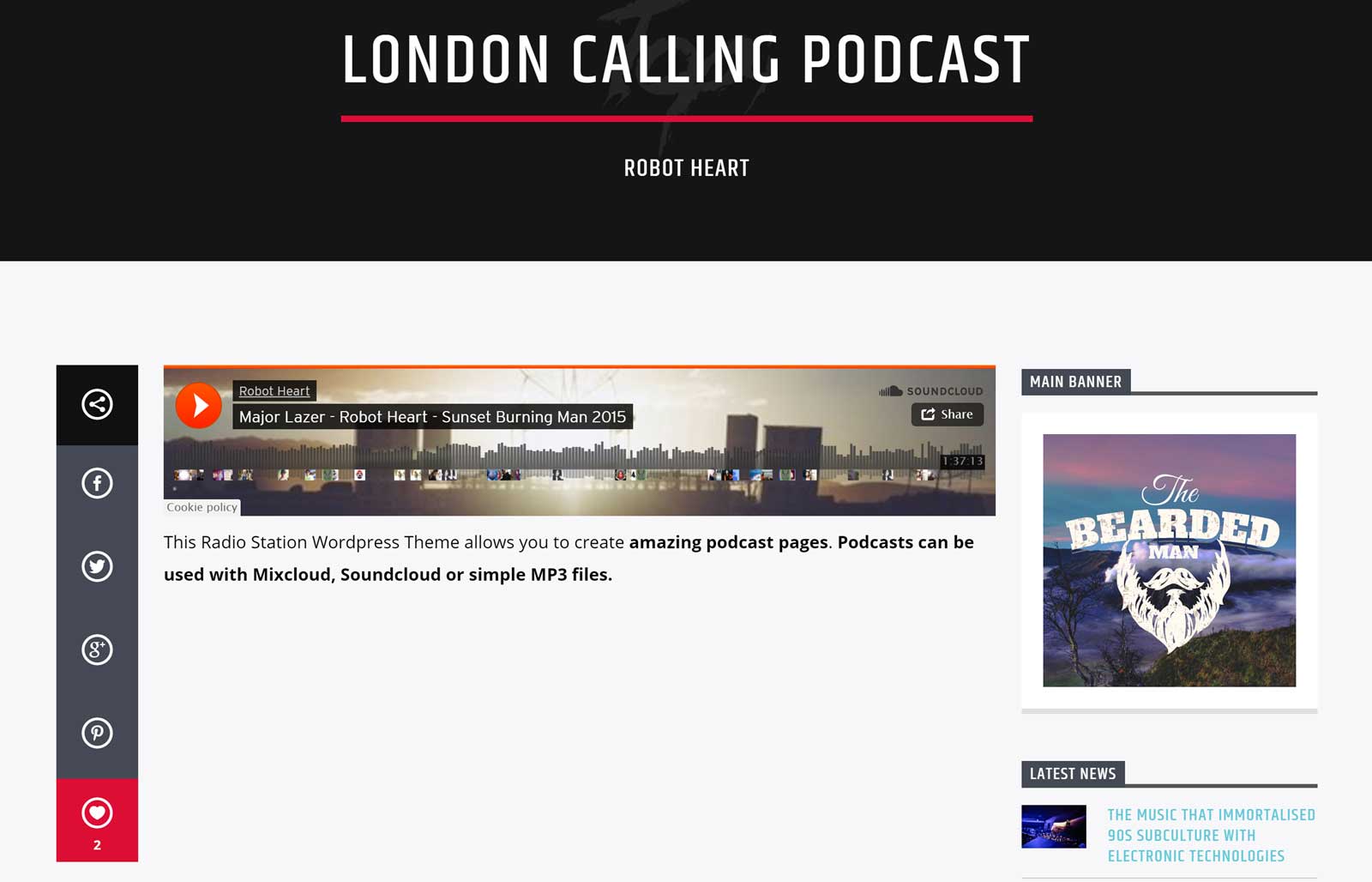 Onair2ポッドキャストプレーヤー