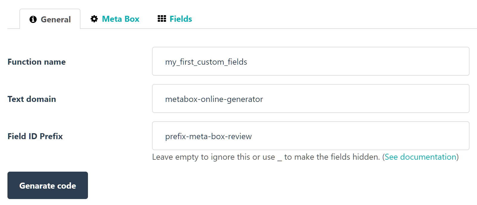 コードジェネレーター