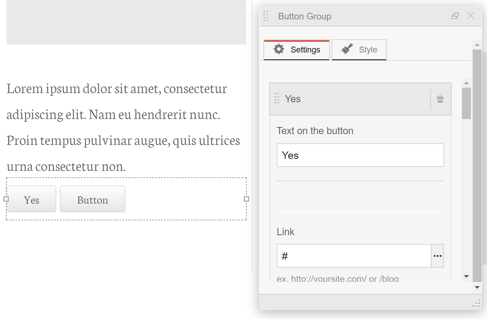 ボタン要素をカスタマイズする