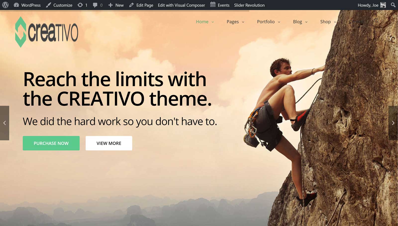 Ver el sitio web de demostración