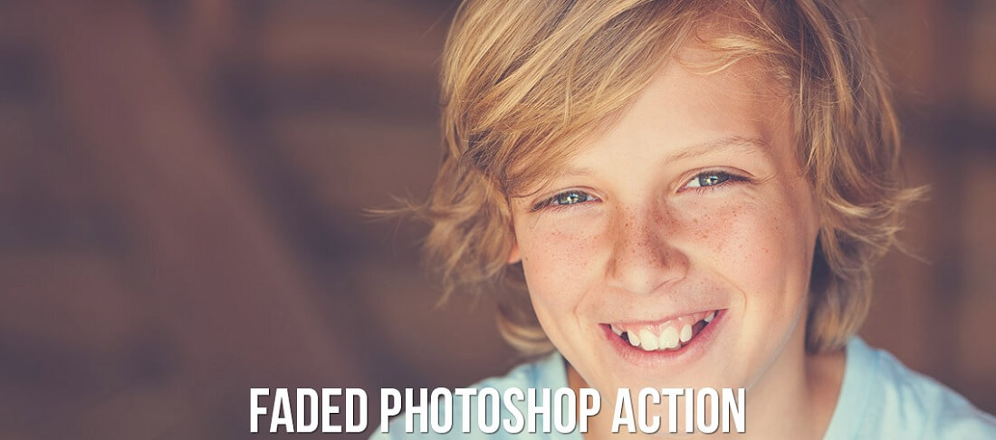 褪色的Photoshop动作