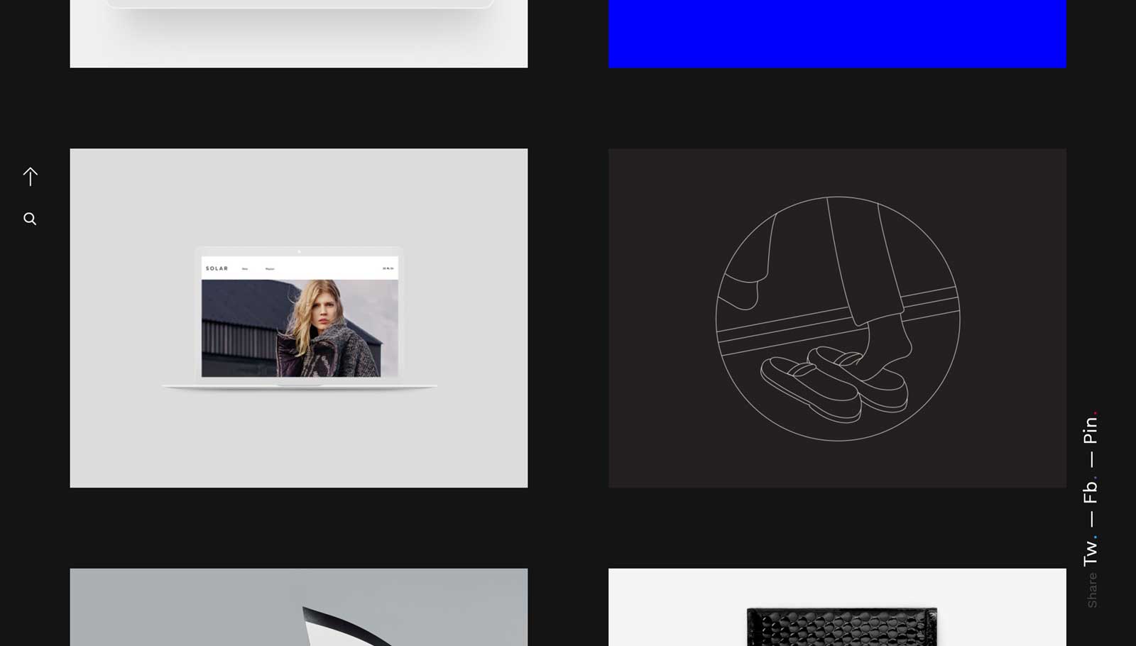 Prezentacja portfolio motywów Calafate