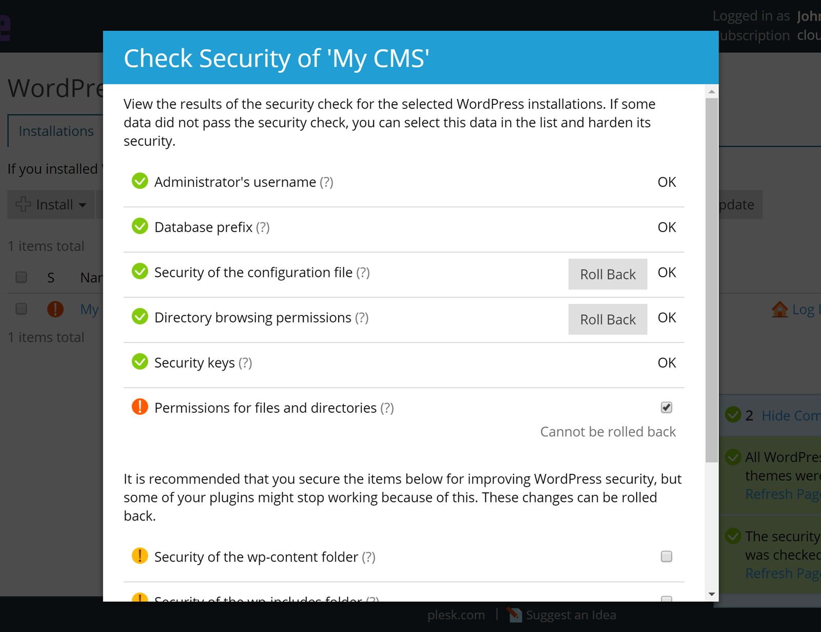 Sicherheitskontrolle