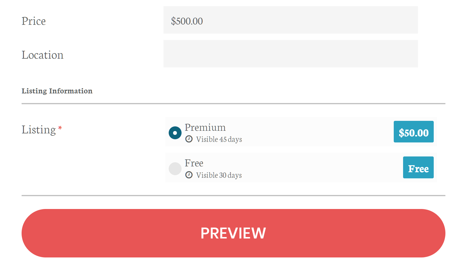 Formularz płatności