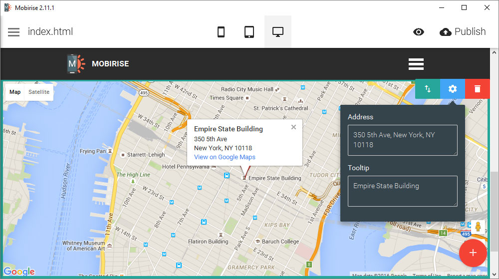 Mobirise Review Block 編輯