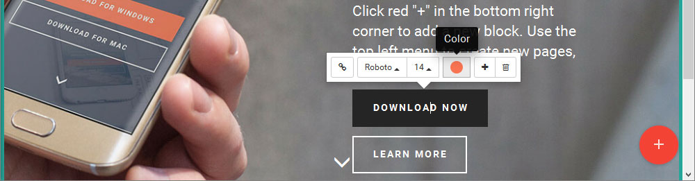 Mobirise Review 元素編輯