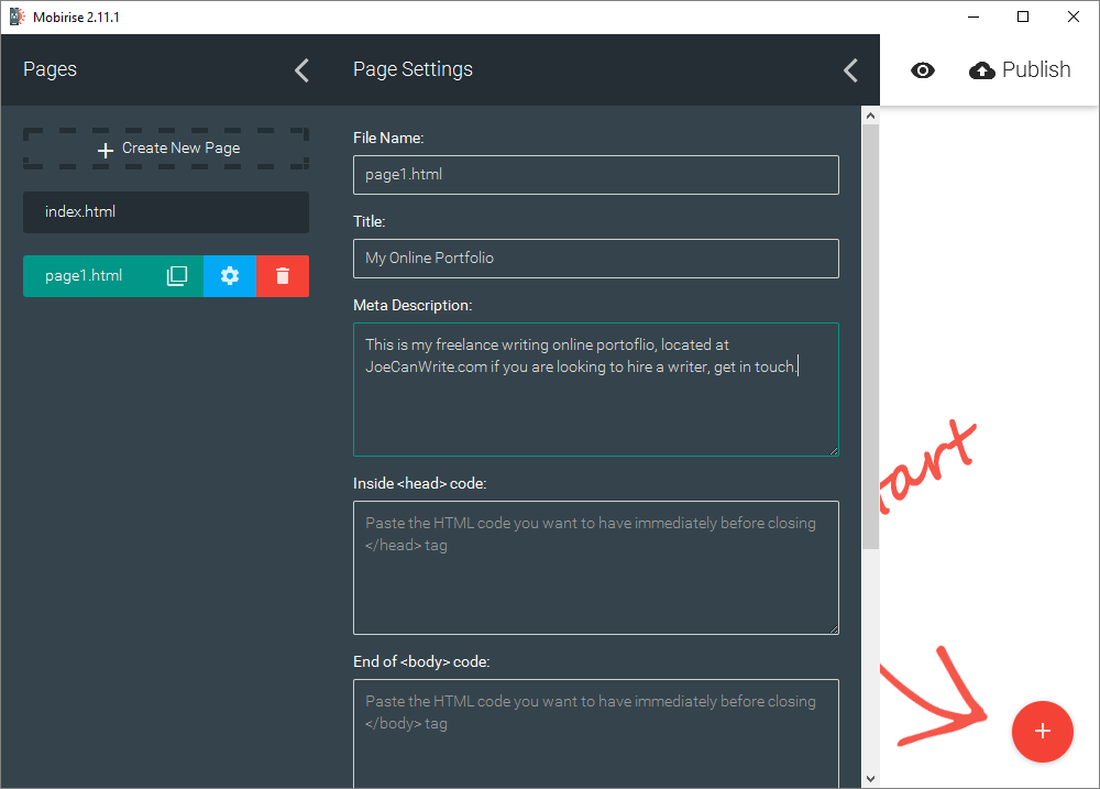 Mobirise評論新頁面