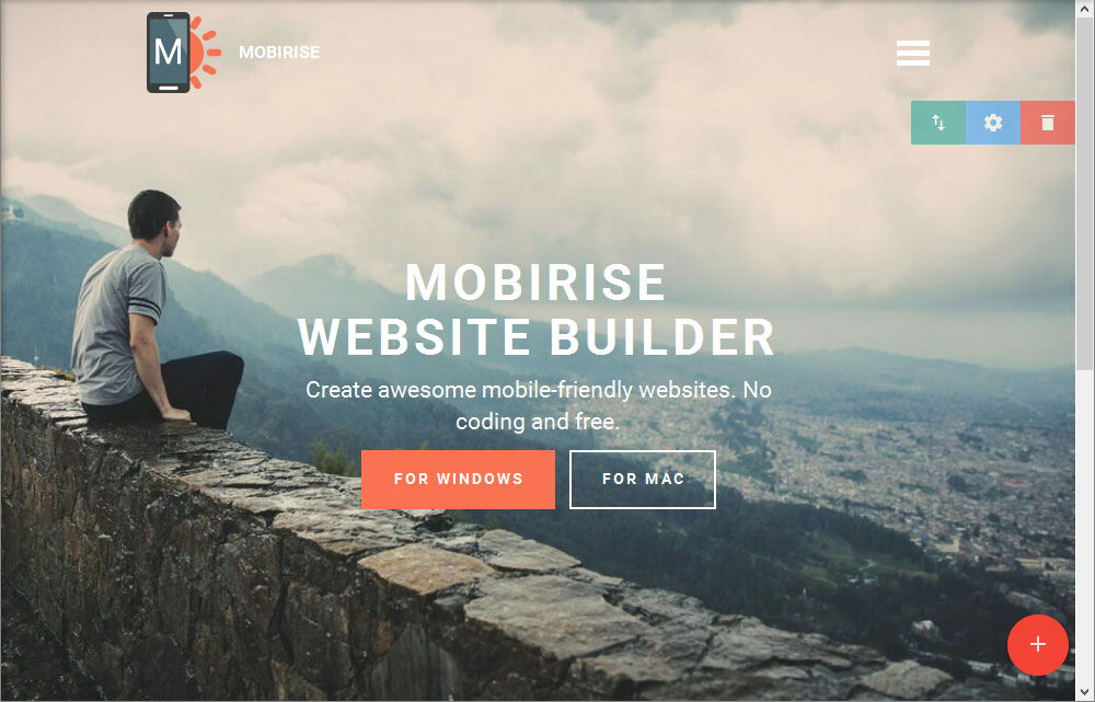 Mobirise 評論標題塊