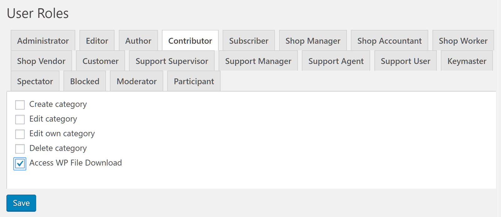 أدوار المستخدمين