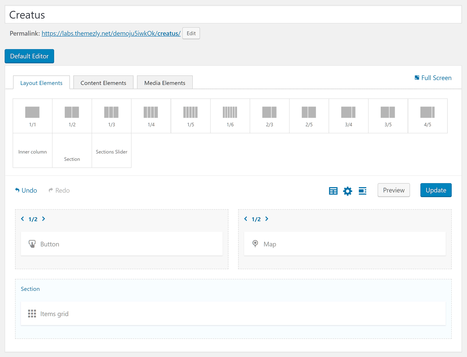 Creatus 页面生成器