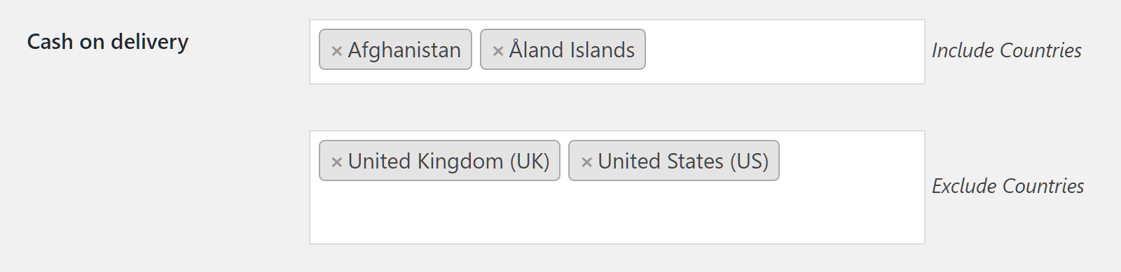 Opțiuni de introducere