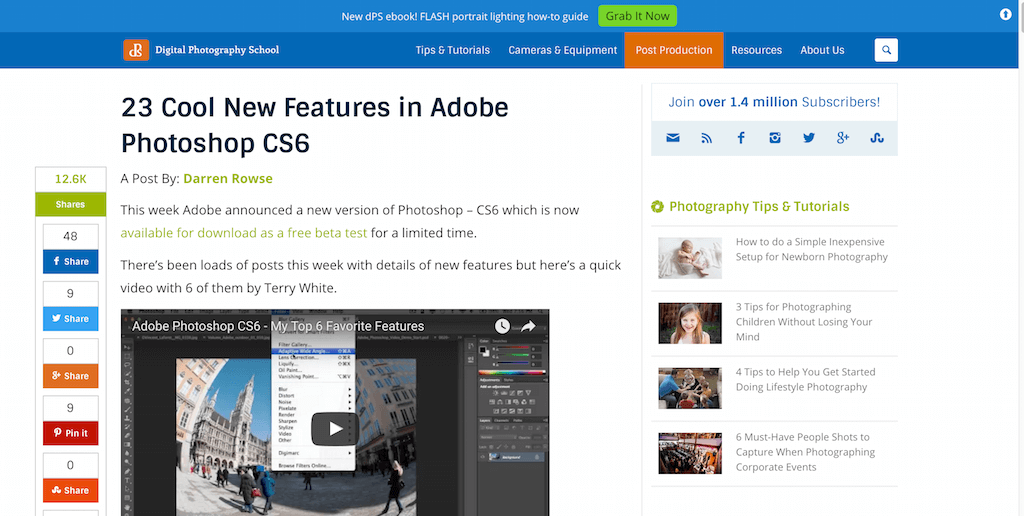 23 Caracteristici noi interesante în Adobe Photoshop CS6