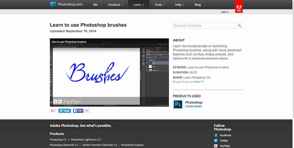 Învață să folosești pensulele Photoshop