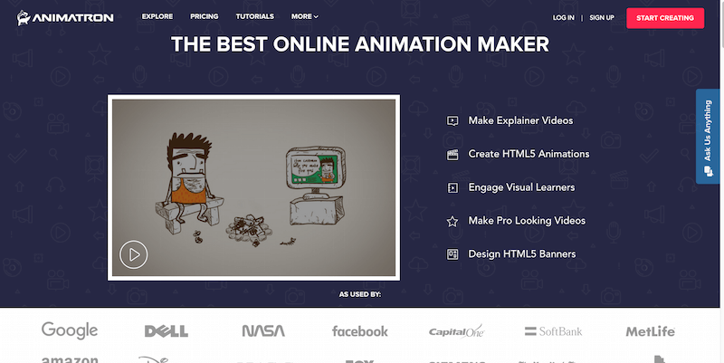 Creator de animație online HTML5 gratuit
