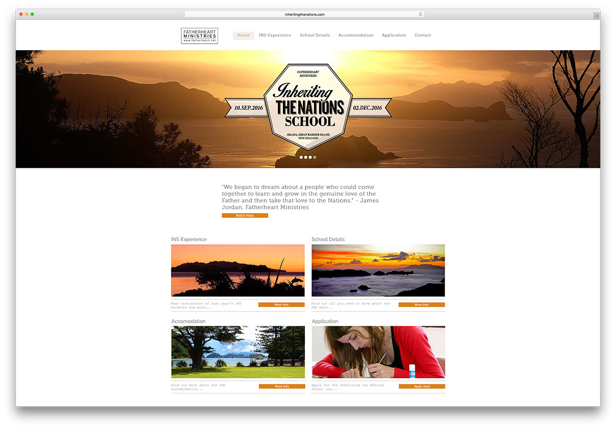 herdando thenations-education-website-wix-example