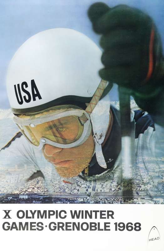 1968-X-Олимпийские-Зимние-Игры-Гренобль-Плакат