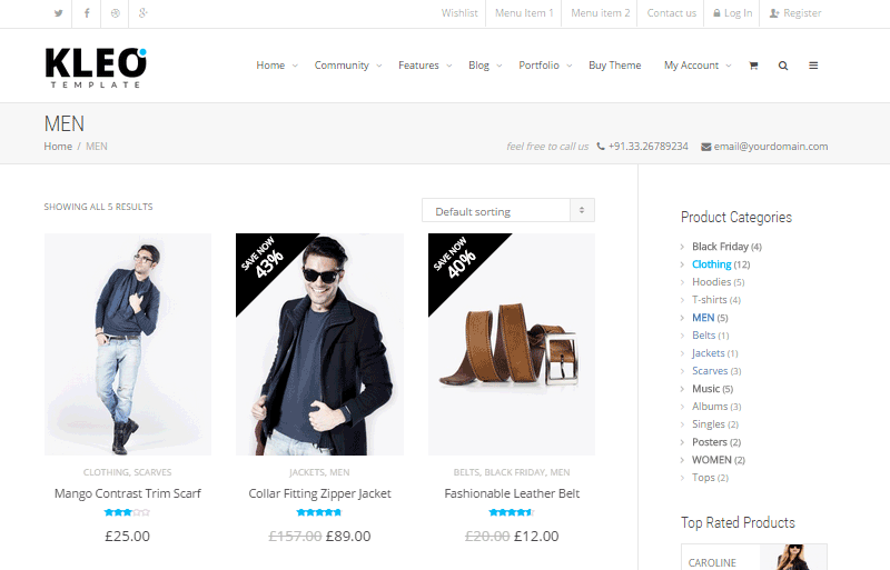 متجر Kleo عبر الإنترنت